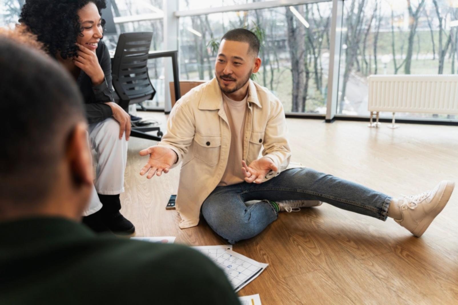 Bureau d'analyse financière avec graphiques de données concurrentielles